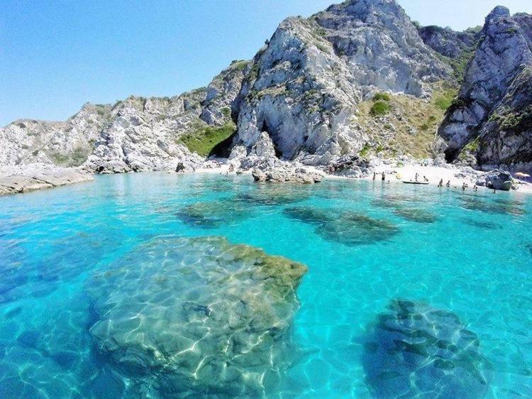 La Perla Mare Apartments Capo Vaticano Exterior foto